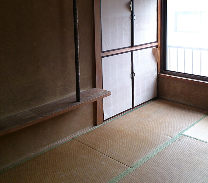 和室を洋室へ床DIY 元の畳部屋